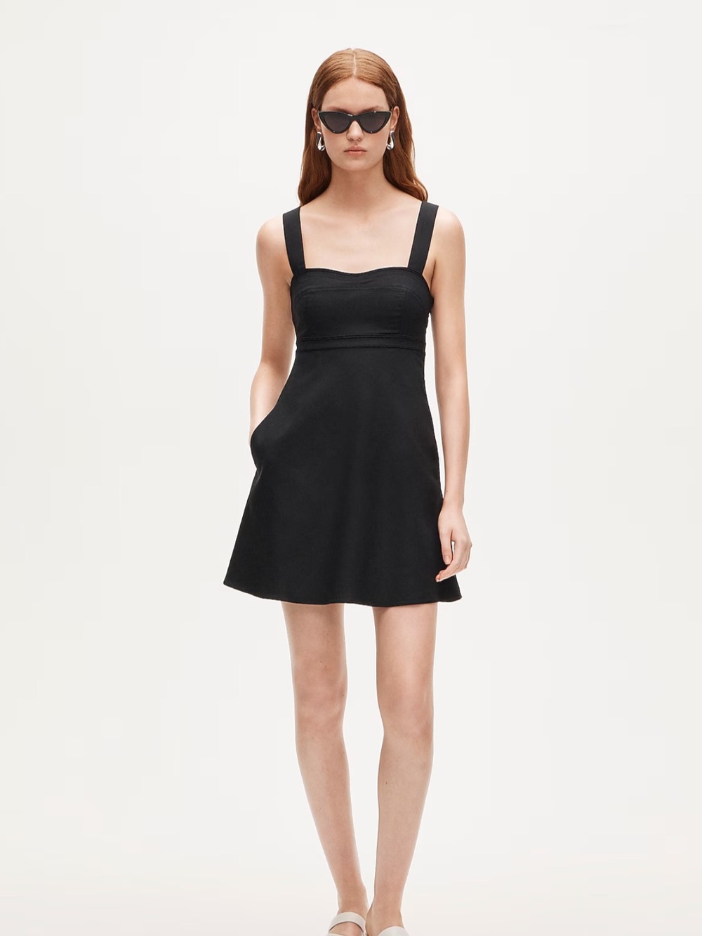 NWT J. Crew Empire-Waist Mini Dress Gramercy Linen Blend Size 16